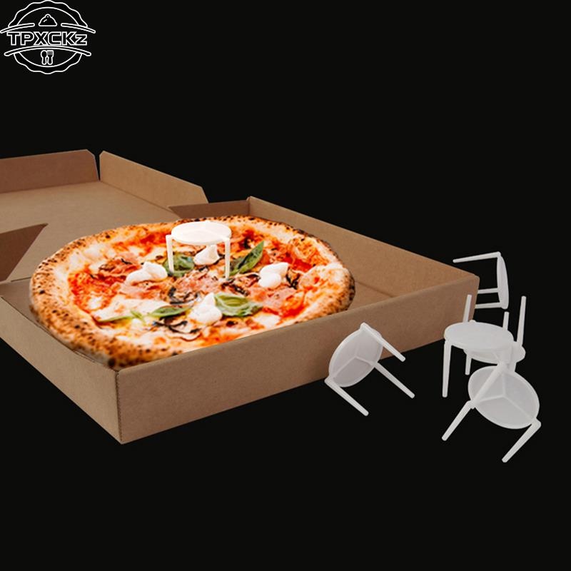 Commercial Kitchen Utensil Holder - 200pcs Pizza Saver Stand White Plastic