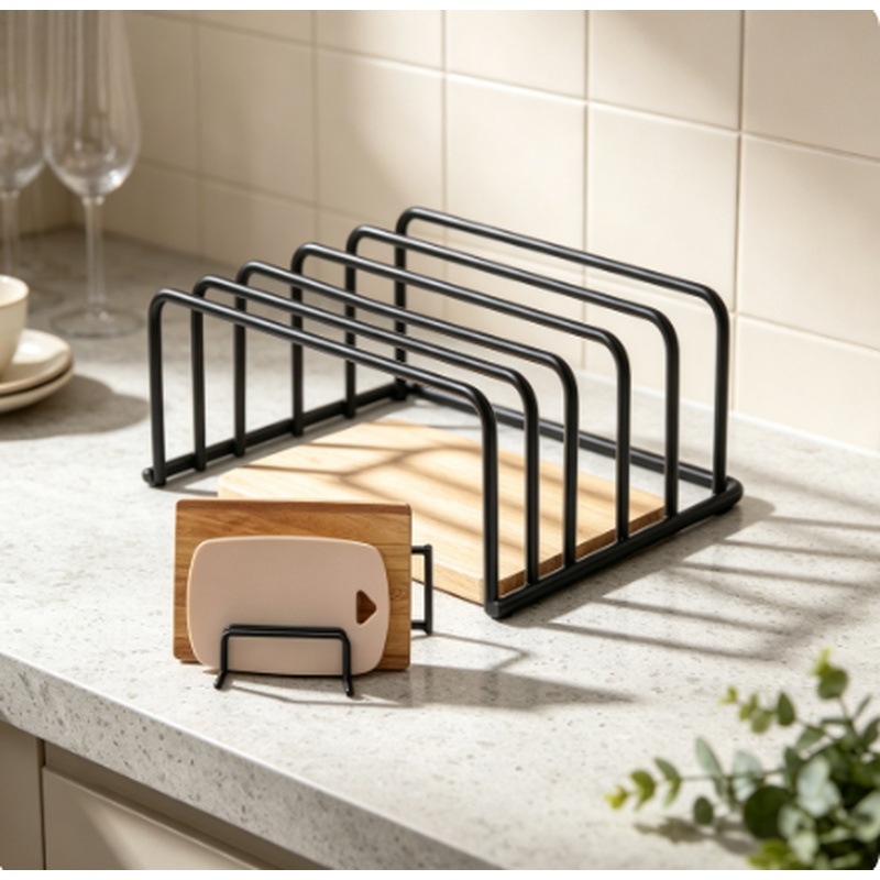 Commercial Kitchen Utensil Holder - Kitchen Cutting Board Storage Rack Cabinet