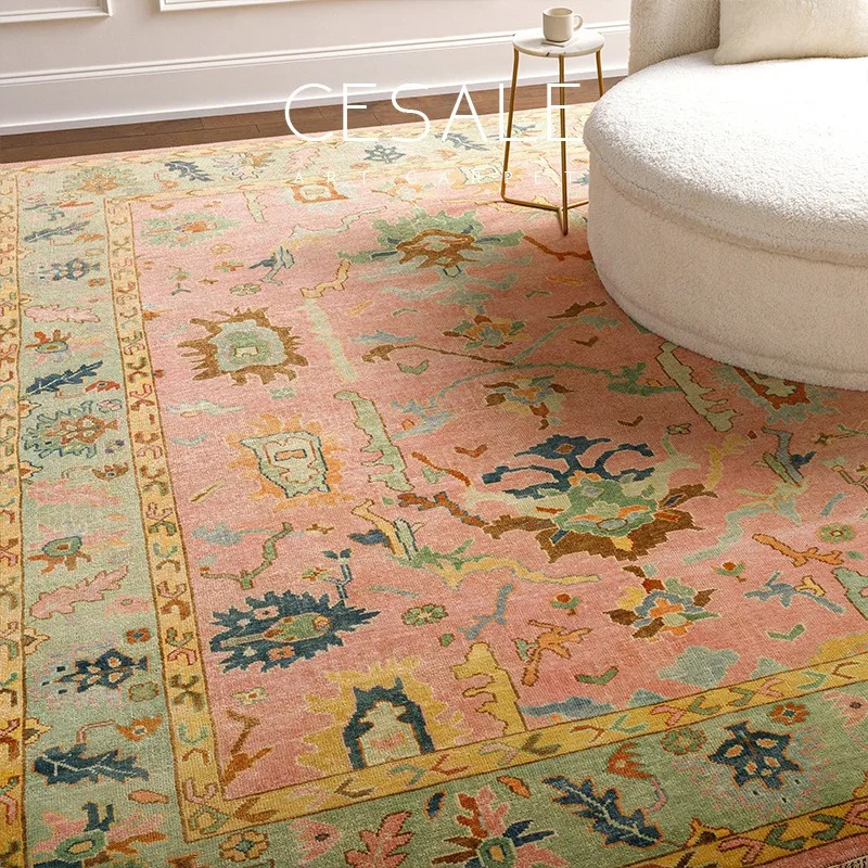 Commercial Dishwasher Table - Vintage Boho Living Room Carpet Traditional