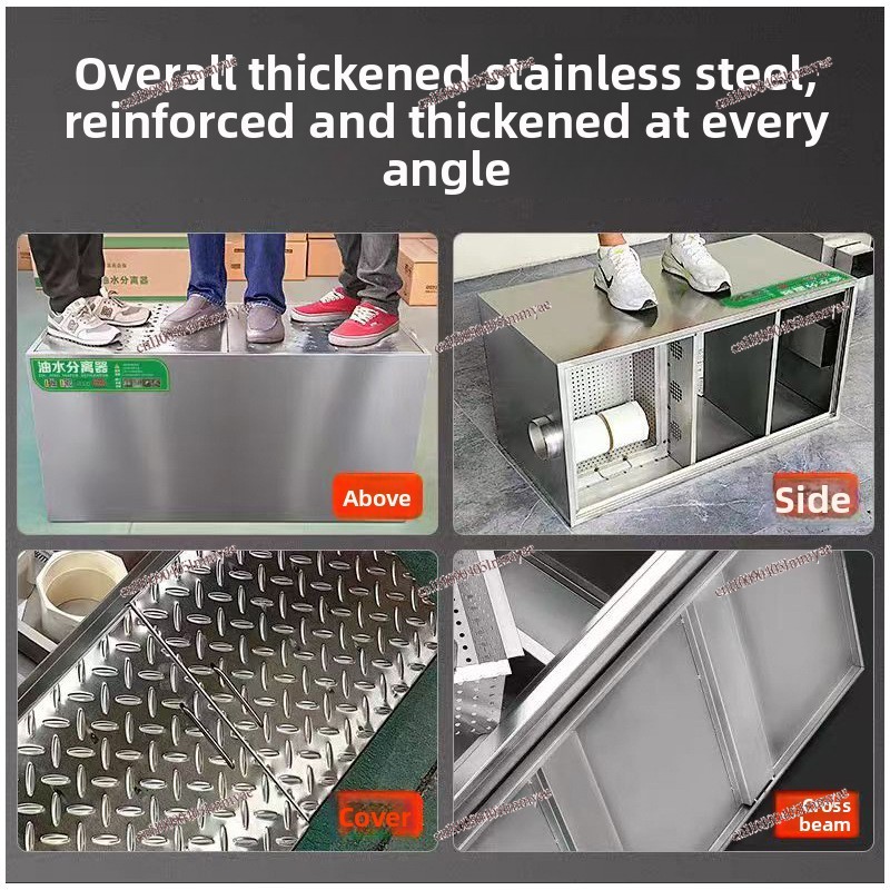 Buried Stainless Steel Grease  - Commercial Kitchen Grease Trap recension och pris