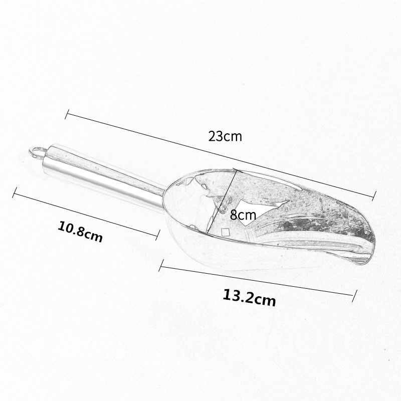9 Inch Ice Scoop Kitchen Food  - Commercial Kitchen And Bar recension och pris