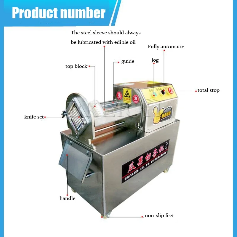 Electric Potato Cutting Machin - Commercial Kitchen Appliances recension och pris