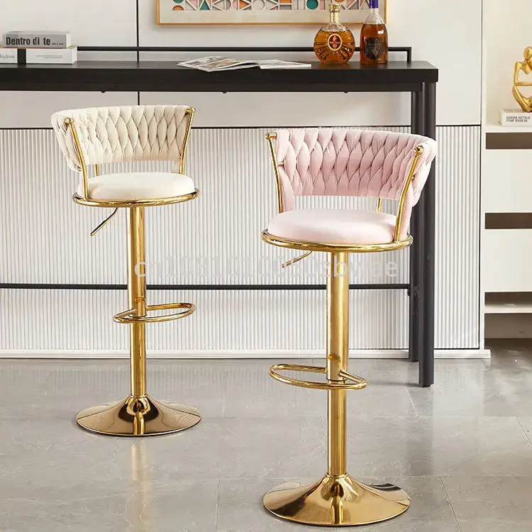 Modern Velvet Bar Stools Swive - Commercial Kitchen And Bar recension och pris