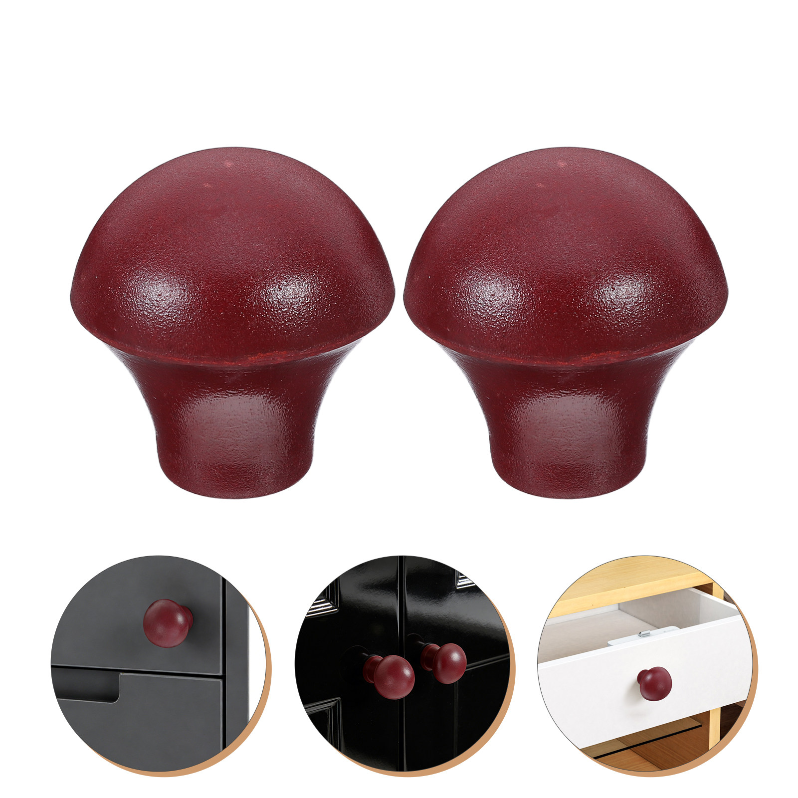2Pcs Mushroom Handle Small Pul - Commercial Kitchen Hardware recension och pris