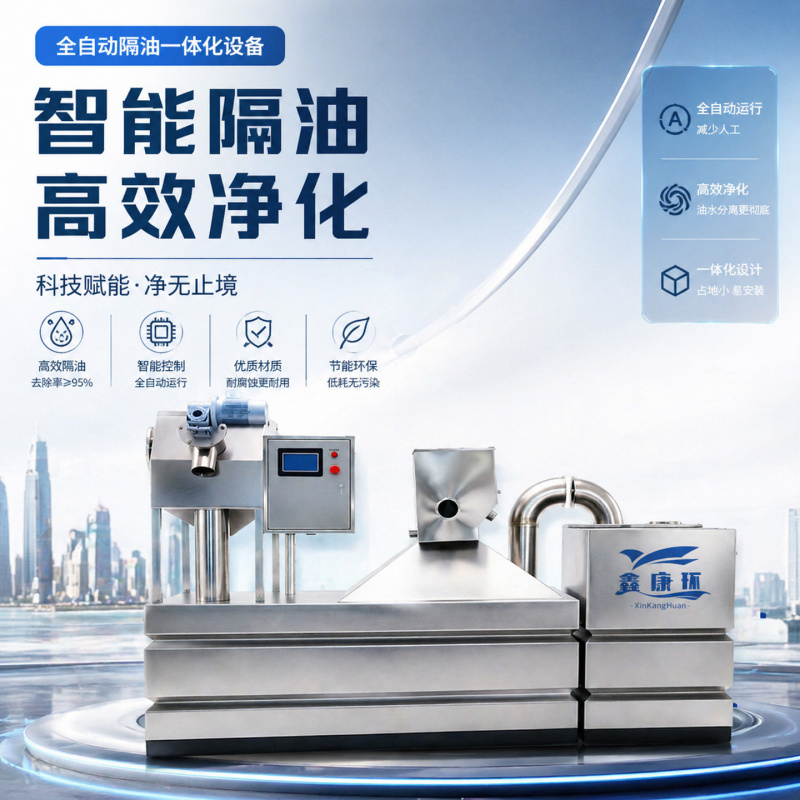 Full Automatic Grease Intercep - Commercial Kitchen Grease Trap recension och pris