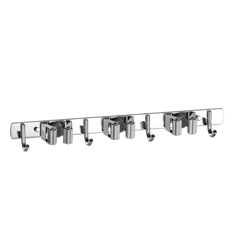 Stainless Steel Wall Mount Mop - Commercial Kitchen Utensil Holder recension och pris