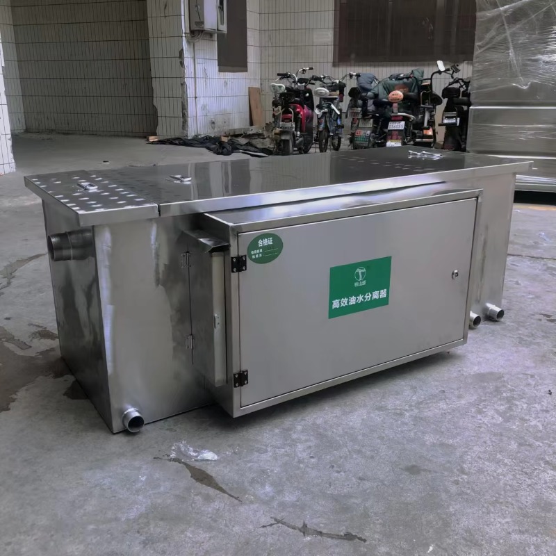 Customized 304 SS Automatic Ch - Commercial Kitchen Grease Trap recension och pris
