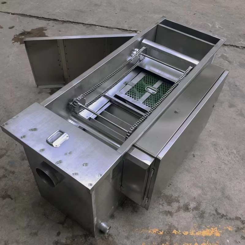 Customized 304 SS Automatic Ch - Commercial Kitchen Grease Trap recension och pris