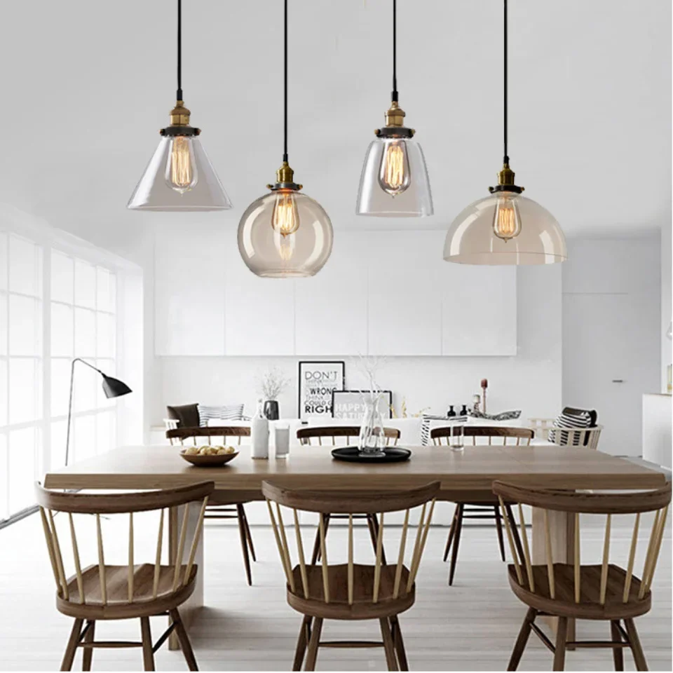 Nordic Retro Style Glass Penda - Commercial Kitchen Light recension och pris