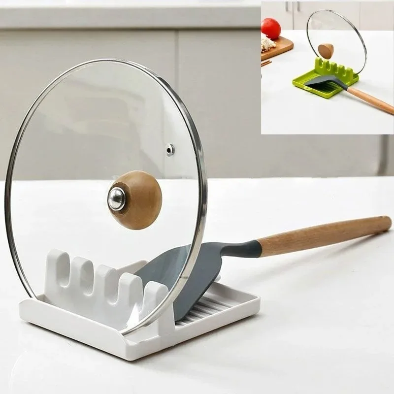 Pan Lid Holder Supports Spoons - Commercial Kitchen Utensil Holder recension och pris