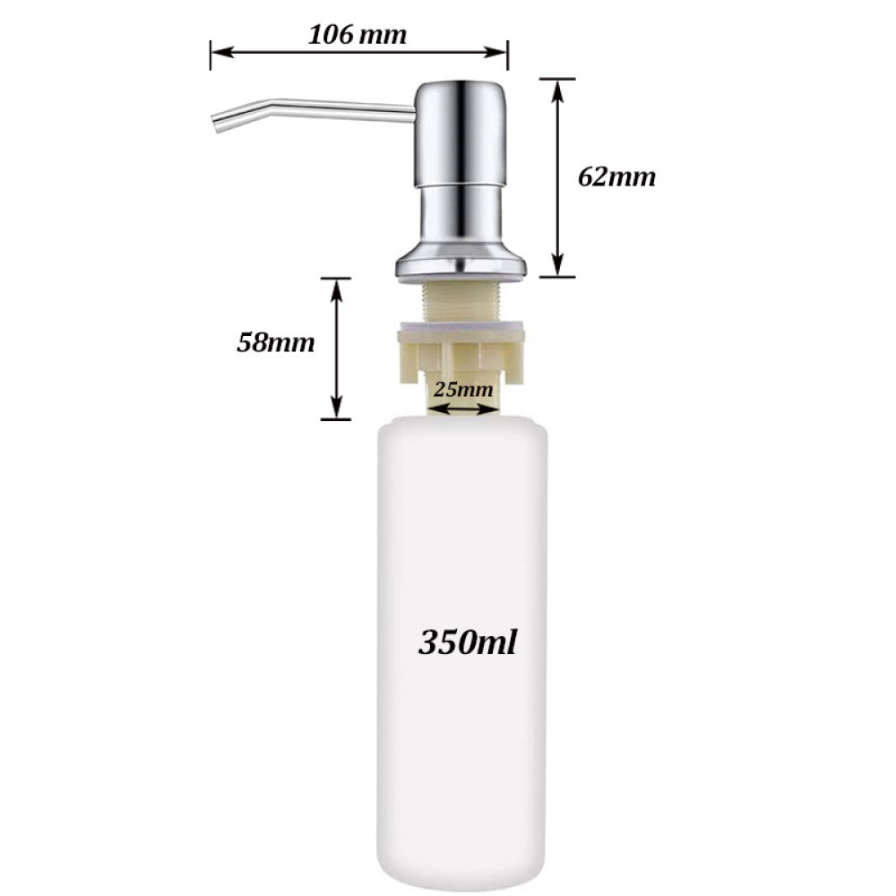Built In Kitchen Sink Soap Dis - Commercial Kitchen Hardware recension och pris