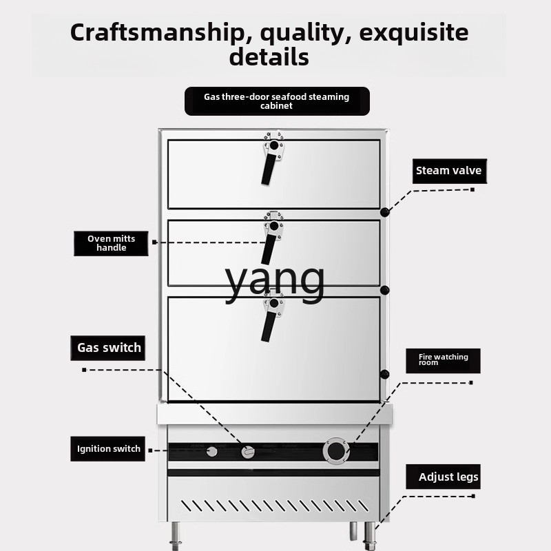 CX commercial three-door gas e - Commercial Steamer Cabinet recension och pris