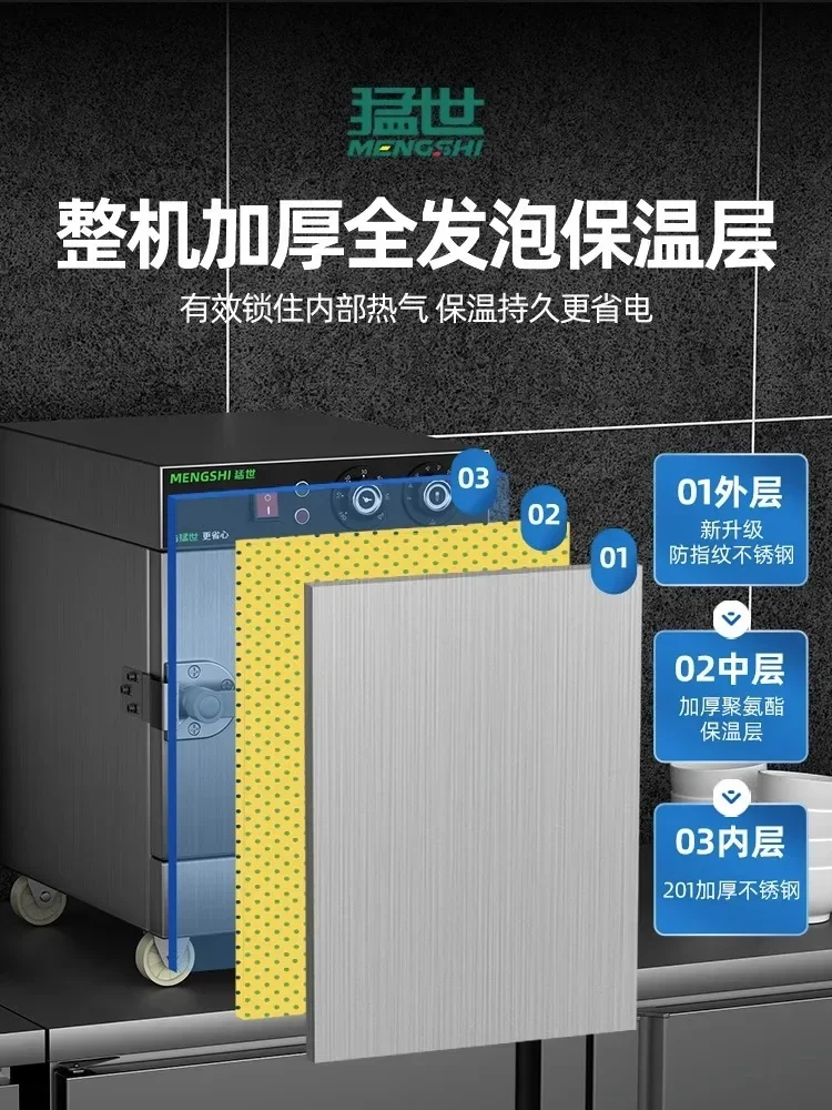 220V Stainless Steel Electric  - Commercial Steamer Cabinet recension och pris