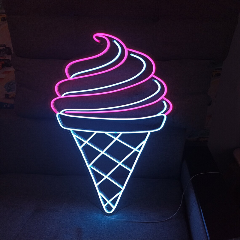 Ice Cream LED Neon Light | Wal - Commercial Kitchen Light recension och pris