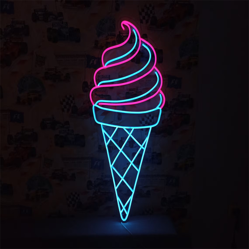 Ice Cream LED Neon Light | Wal - Commercial Kitchen Light recension och pris