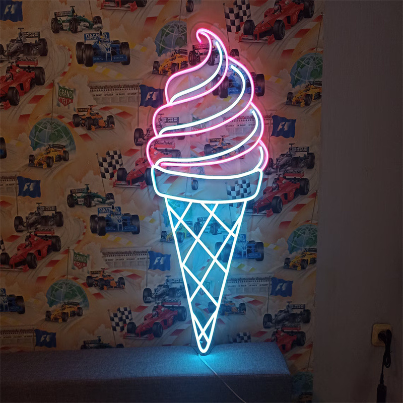Ice Cream LED Neon Light | Wal - Commercial Kitchen Light recension och pris