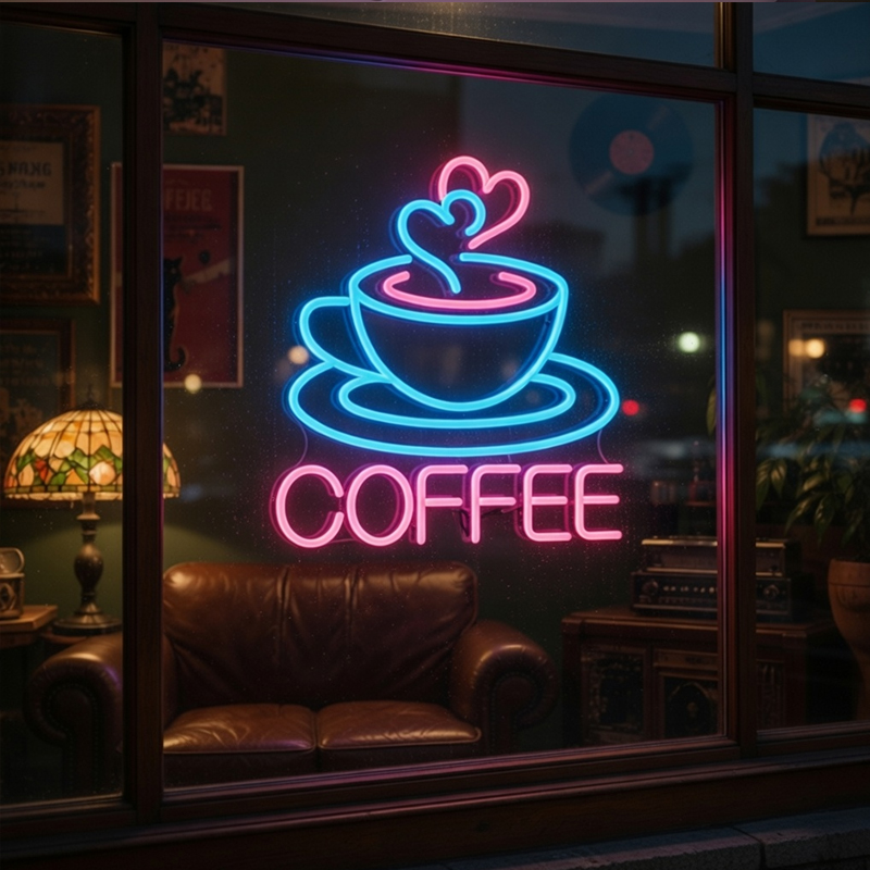 Coffee Neon Sign LED Neon Ligh - Commercial Kitchen Light recension och pris