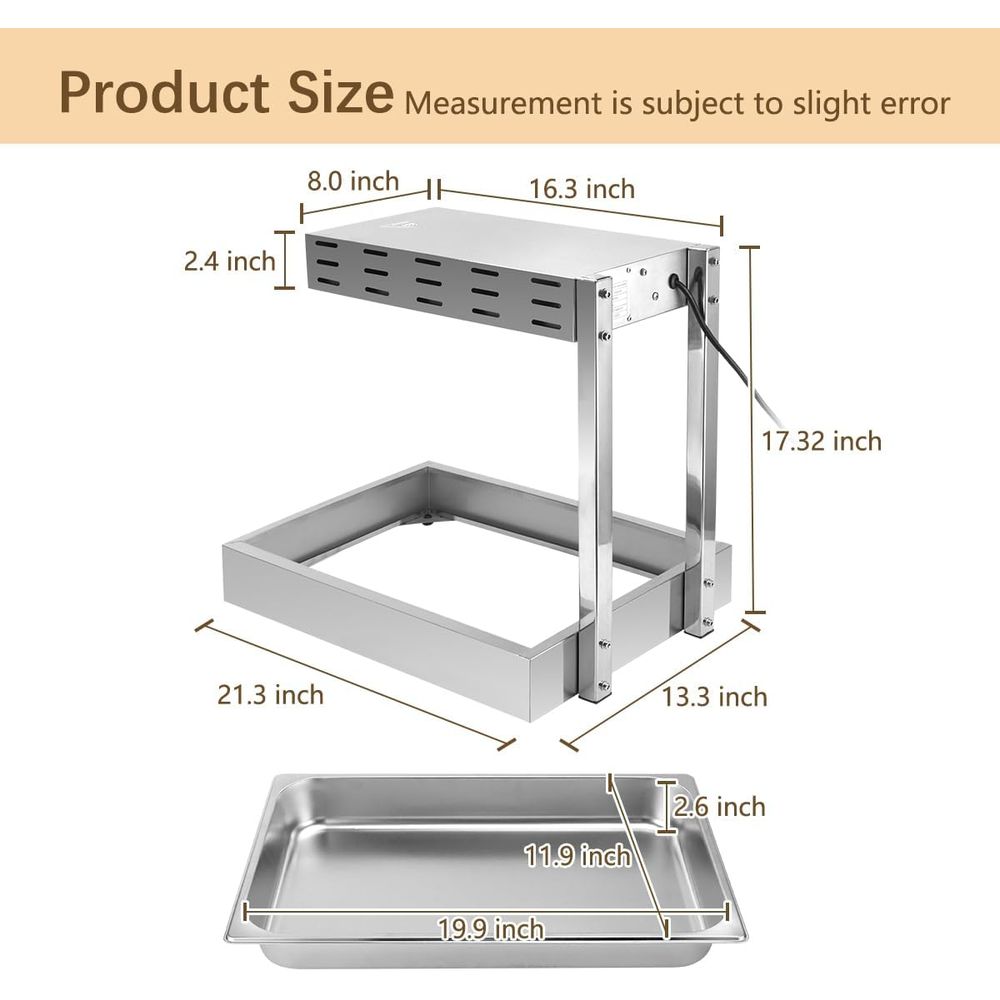 French Fry Warmer, Commercial  - Commercial Kitchen Lighting recension och pris