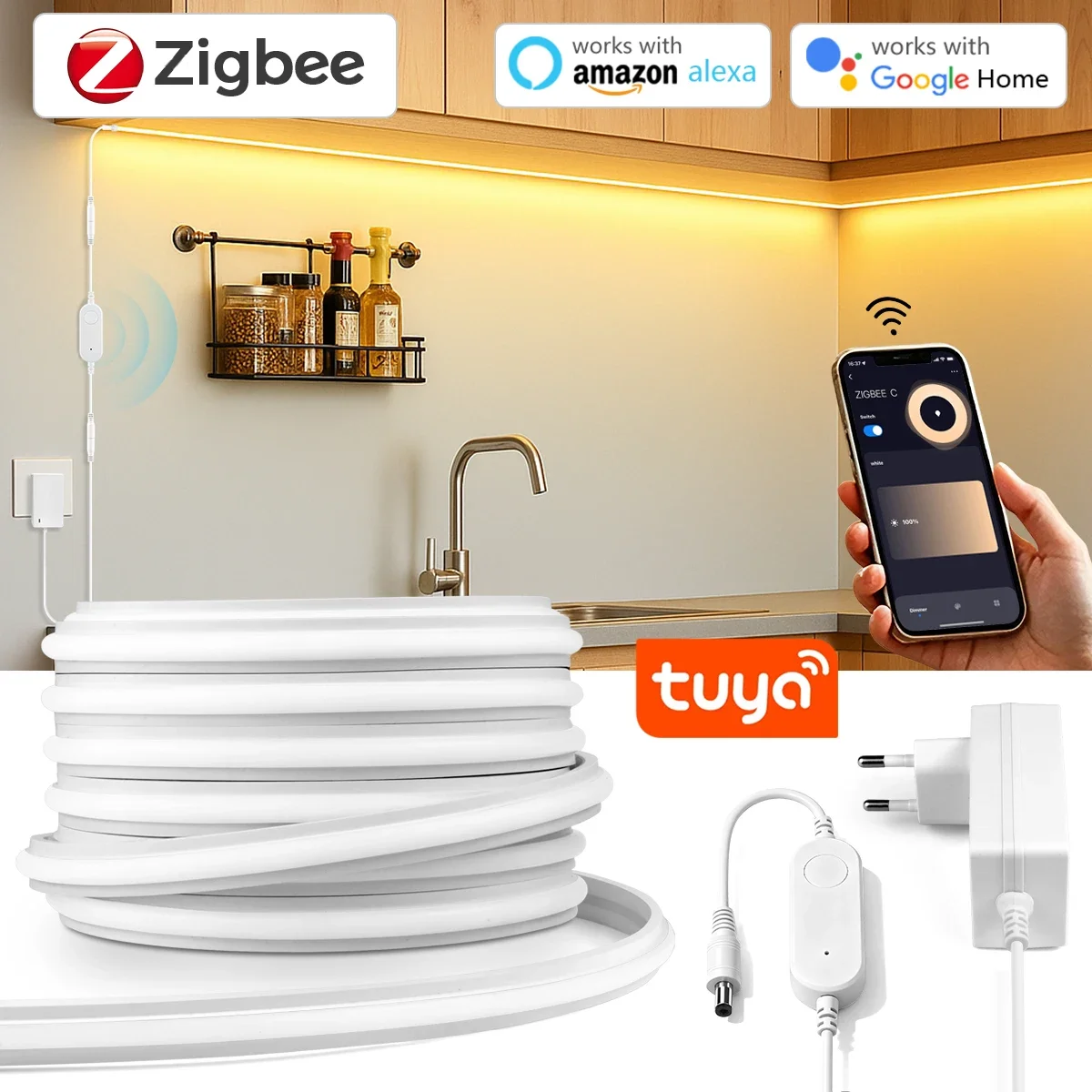 Zigbee 3.0 24V Neon LED Strip  - Commercial Kitchen Lighting recension och pris