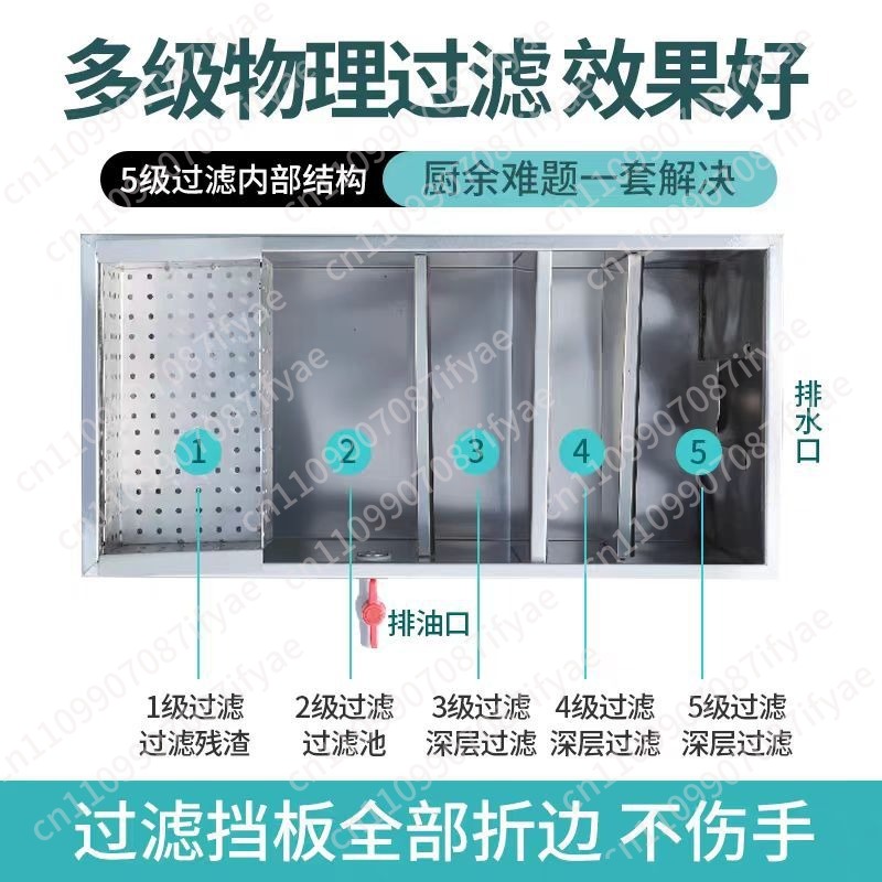 Oil-water separator Kitchen ca - Commercial Kitchen Grease Trap recension och pris