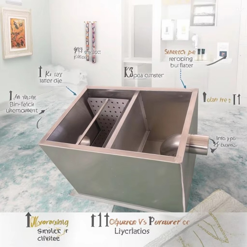 New stainless steel kitchen gr - Commercial Kitchen Grease Trap recension och pris